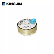 【HITOTOKI】 SODA 透明PET卷狀膠帶 15MM 金箔軋型款 窗簾