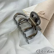 【卡樂熊】基本簡約亮槍黑大髮量造型抓夾/髮夾/盤髮夾(五款)- 南瓜款