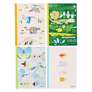 KOKUYO 日本插畫家系列筆記本(4入)III B5-Mio Katsuki