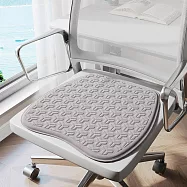 TPE冰絲涼感坐墊 居家辦公座椅涼蓆 防滑涼墊 米