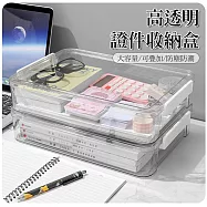 【美好家 Mehome】A4文件透明收納盒 整理盒 (A4可放500張) 大款