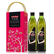 【西班牙美洛莉】碧卡答冷壓初榨橄欖油禮盒(500mlX2罐)(清真認證)