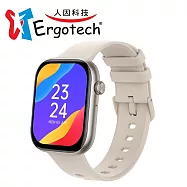 ERGOLINK 人因科技 2.01"心率血氧藍牙通話腕錶 SW202 星曜銀