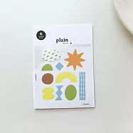 【韓國suatelier】plain系列手帳貼紙(3張入) ‧ plain.68