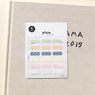 【韓國suatelier】plain系列手帳貼紙(3張入) ‧ plain.71