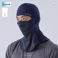 ADISI NICECOOL巴拉克拉瓦抗UV頭套 AH24001 (F)|UPF50+ 防曬 抗紫外線 涼感 彈性 防臭 吸濕排汗 透氣 深藍