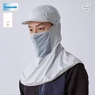 ADISI NICECOOL巴拉克拉瓦抗UV頭套 AH24001 (F)|UPF50+ 防曬 抗紫外線 涼感 彈性 防臭 吸濕排汗 透氣 白煙灰