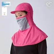 ADISI NICECOOL巴拉克拉瓦抗UV頭套 AH24001 (F)|UPF50+ 防曬 抗紫外線 涼感 彈性 防臭 吸濕排汗 透氣 深粉紅