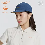 ADISI 抗UV透氣快乾超撥水球帽 AH24093 (S-M)|UPF50+ 防潑水 遮陽 防曬 抗紫外線 S 午夜藍/渡假薑黃