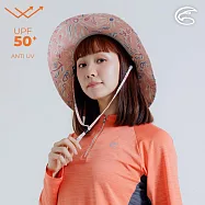 ADISI 抗UV透氣快乾超撥水印花大盤帽 AH24089 (M-L)|UPF50+ 防潑水 遮陽 防曬 抗紫外線 L 海神花