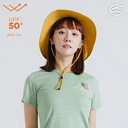 ADISI 抗UV透氣快乾超撥水收納護頸兩用盤帽 AH24090 (M-L)|UPF50+ 防潑水 遮陽 防曬 抗紫外線 M 薑黃色