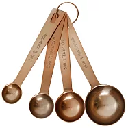 《MasterClass》英國 不鏽鋼量匙4件 | 料理匙 量勺 量杓 - 銅 - 銅