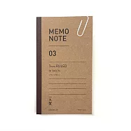 【日本一九堂印刷所】MEMO NOTE 筆記本 ‧ 橫線
