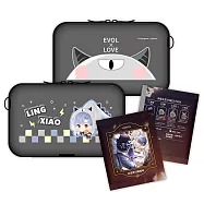 戀與製作人-濾掛咖啡5入+硬殼化妝包-凌肖