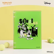 【KOKUYO x 迪士尼聯名】新星世代系列-2x2收納活頁夾B5 (綠)