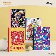 【KOKUYO x 迪士尼聯名】新星世代系列-Campus點線8mm筆記本(4入) A5
