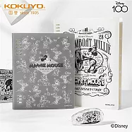 【KOKUYO x 迪士尼聯名】經典系列-8孔活頁夾 A5-百年經典A