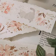 【wwiinngg】杏桃花茶 玫瑰金和紙膠帶(特油含離型紙)