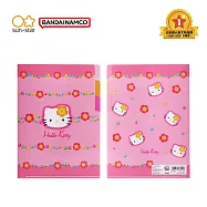 sun-star Hello Kitty 50週年系列 L型A5三夾層資料夾 花系風格