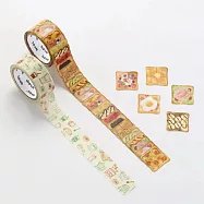 【日本bande】日本貼紙型和紙膠帶二入組 ‧ 吐司早餐