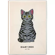 【日本Greeting Life】米津祐介 週記事手帳B6 ‧ 貓咪