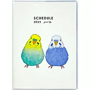 【日本Greeting Life】米津祐介 月記事手帳A6 ‧ 鳥兒