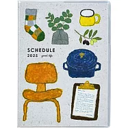 【日本Greeting Life】米津祐介 月記事手帳A6 ‧ 生活