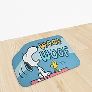 SNOOPY史努比超造型止滑吸水地墊 腳踏墊 大笑