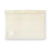 【MUJI 無印良品】尼龍網眼袋內袋/A5尺寸用.象牙白