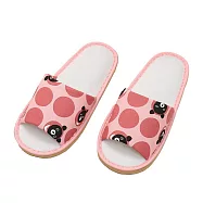 333家居鞋館 馬卡龍可愛室內布拖鞋-豆粉/水藍/桔黃 豆粉26