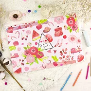 【conifer 綠的事務】染渲森森插畫家-8K插畫系列繪圖本 日和春呢