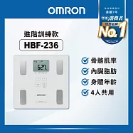 OMRON 歐姆龍體重體脂計 HBF-236 白色