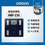 OMRON 歐姆龍體重體脂計 HBF-236 深藍色