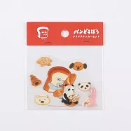 【日本Green Flash】麵包小偷 透明貼紙2入組 ‧ 排列麵包