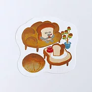 【日本Green Flash】麵包小偷 造型明信片 ‧ 好吃的麵包