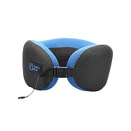 【Travel Blue 藍旅】 涼感頸枕 涼感護頸枕 涼感飛機枕 (3色可挑)_保固24個月 藍色
