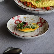 【日本Awasaka】美濃燒 吉祥文樣 陶瓷淺盤 16cm