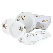 【Narumi】Lucy’s Garden 幸福果實骨瓷餐盤6件組