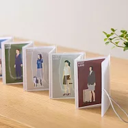 【MUJI 無印良品】方便瀏覽可立式收藏卡夾(明信片尺寸)/10口袋明信片尺寸/10口袋