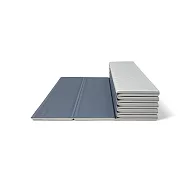 【QMAT】10mm折疊瑜珈墊 台灣製(贈拉鍊揹袋 多色可選 雙面雙壓紋皆可使用) 冰川湖畔