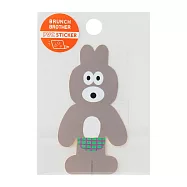 【日本Mark&rsquo;s】&times; Brunch Brother 早午餐兄弟 PVC貼紙 ‧ 兔子