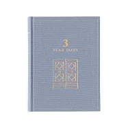 MIDORI 3年連用日記本(迷你)- 藍紫