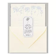 MIDORI 花色和紙信紙組- 白A