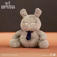 星期一的布魯斯 絨毛掛件- 坐姿布魯斯(黑)