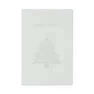 【MUJI 無印良品】【期間限定】卡片.白/聖誕樹白灰/約100x148mm.附信封