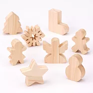 【MUJI 無印良品】【期間限定】端材聖誕節裝飾/大8入組