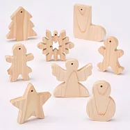 【MUJI 無印良品】【期間限定】端材聖誕節裝飾/小8入組