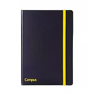 KOKUYO Campus 8mm硬殼筆記本100頁- 黑X黃