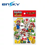 【日本正版授權】瑪利歐 造型泡棉貼紙包 手帳貼/裝飾貼紙 奇諾比奧/路易吉 超級瑪利/瑪利歐兄弟