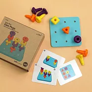 【Edx 艾迪客】忙著玩-巨無霸幾何插銷|18m+ 認知玩具